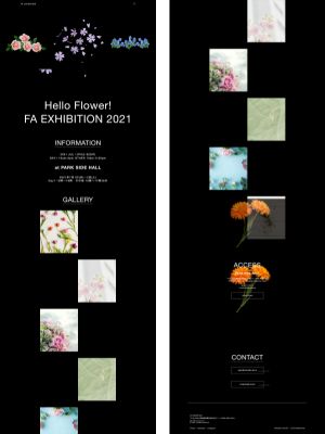 Flower Exhibition Website